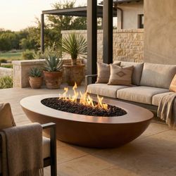 Prism Hardscapes Ovale Gas Fire Bowl
