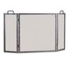 Old World Three Panel Folding Fireplace Screen