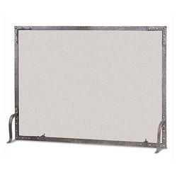 Old World Single Panel Fireplace Screen