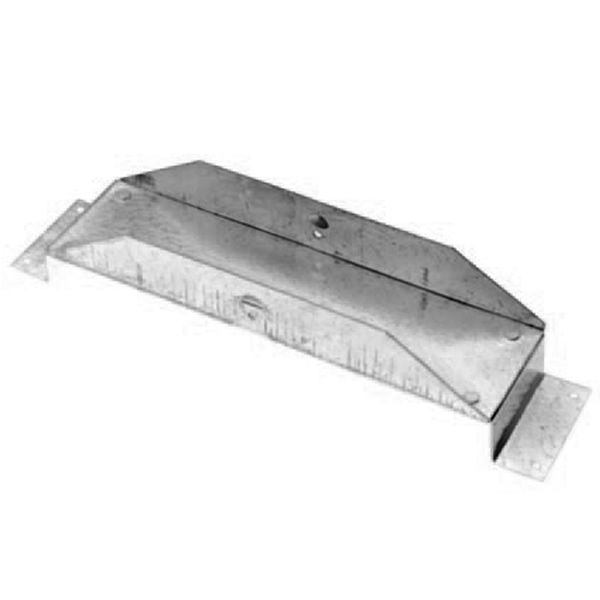 4" Diameter Oval Gas Vent Tee Support Base Plate