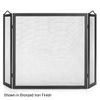 Oxford Three Panel Fireplace Screen - 8" x 30" x 30"