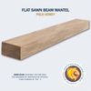 Lexington Hearth Flat Sawn Beam Mantel Shelf