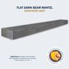 Lexington Hearth Flat Sawn Beam Mantel Shelf