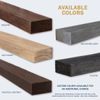 Lexington Hearth Flat Sawn Beam Mantel Shelf