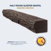Lexington Hearth Half-Round Sleeper Mantel Shelf