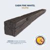 Lexington Hearth Cabin Pine Mantel Shelf