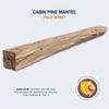 Lexington Hearth Cabin Pine Mantel Shelf
