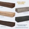 Lexington Hearth Smokehouse Mantel Shelf - 80"