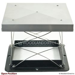 Lock-Top Chimney Cap Damper