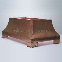 London Square Chimney Shroud - Copper