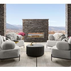 Outdoor Lifestyles Lanai Outdoor See-Through Gas Fireplace - 48"