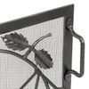 Large Weston Graphite Finish Fireplace Screen - 44" x 33"