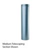 Large Unpainted DV Pipe Telescoping Section - 4" Dia