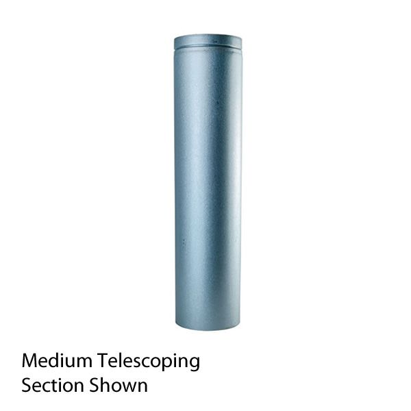 Large Unpainted DV Pipe Telescoping Section - 4" Dia