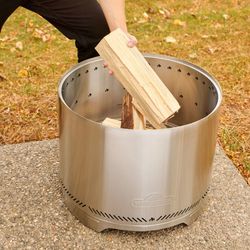 Napoleon Timberwolf Stainless Steel Smokeless Fire Pit - 18"