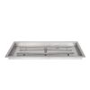 Stainless Steel H-Burner with Drop-In Pan