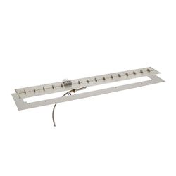 Linear Crystal Fire Plus Burner System and Plate - 13.5" x 96”