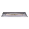 Linear Brass Bullet Burner with Drop-In Pan