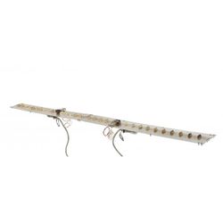 Linear Stainless Steel Crystal Fire Burner System - 7" X 114"