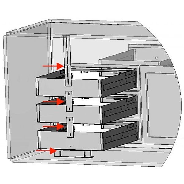 Lynx Modular Drawer Stacking Kit