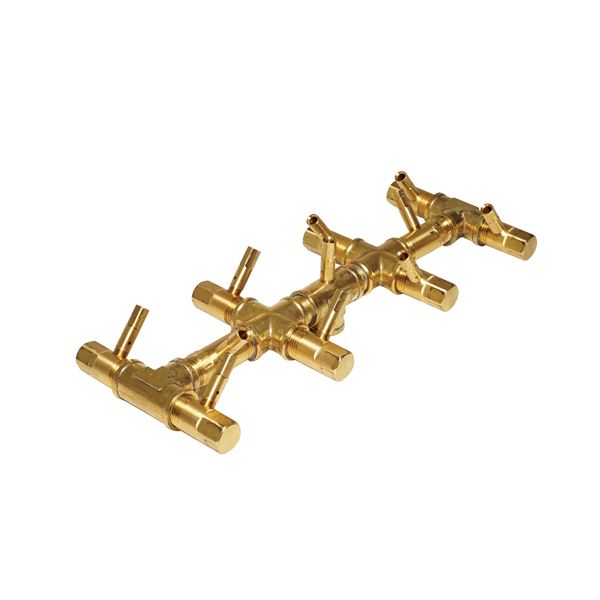 110K BTU Manual Tree-Style Crossfire Burner - 13 3/4"