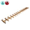 470K BTU Manual Tree-Style Crossfire Burner - 67 3/4"