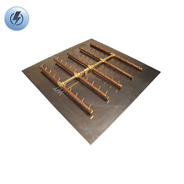 500K BTU Square Tree Electronic Crossfire Burner System - 42"