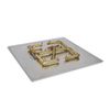 120K BTU Square Electronic Crossfire Burner System - 24"