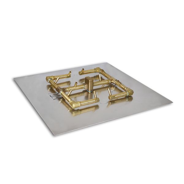 120K BTU Square Electronic Crossfire Burner System - 24"