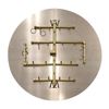 240K BTU CROSSFIRE 2.0 Brass Burner System - 30"