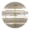 420K BTU CROSSFIRE 2.0 Brass Burner System - 48"