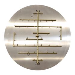420K BTU CROSSFIRE 2.0 Brass Burner System - 48"