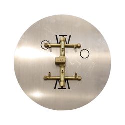 60K BTU CROSSFIRE 2.0 Brass Burner System - 18"