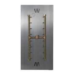 120K BTU CROSSFIRE 2.0 H-Style Brass Burner System - 28"