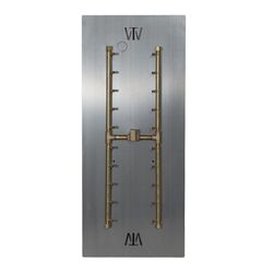 200K BTU CROSSFIRE 2.0 H-Style Brass Burner System - 40"