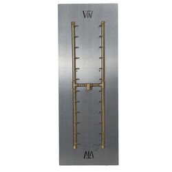 240K BTU CROSSFIRE 2.0 H-Style Brass Burner System - 46"