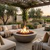 Prism Hardscapes Moderno V Gas Fire Pit Table