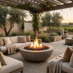 Prism Hardscapes Moderno V Gas Fire Pit Table