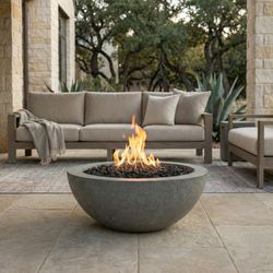 Prism Hardscapes Moderno II Gas Fire Bowl