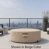 M&ouml;bius Oceanside Round Concrete Gas Fire Pit - 36"