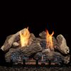 Monessen Berkley Oak Ceramic Fiber Ventless Gas Log Set