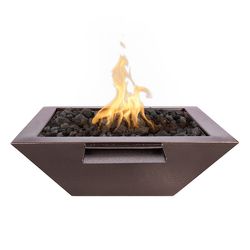 Maya Powder Coat Steel Fire & Water Bowl