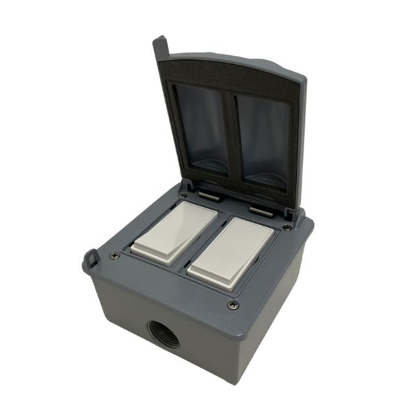 MANUAL DUAL 20 AMP SWITCH 120-277V OUTDOOR KIT