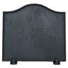 Black Cast Iron Fireback - Medium