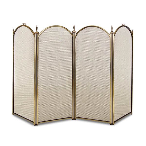 Mendocino Four Panel Fireplace Screen - 51 3/8" x 29 7/8"