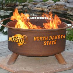North Dakota State Wood Burning Fire Pit