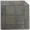 Heritage Corner Hearth Pad - Natural Silver Slate