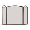 Napa Forge Traditional Arch Three Panel Fireplace Screen