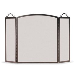Napa Forge Traditional Arch 3 Fold Fireplace Screen