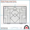 Minuteman Wright Design Fireplace Screen